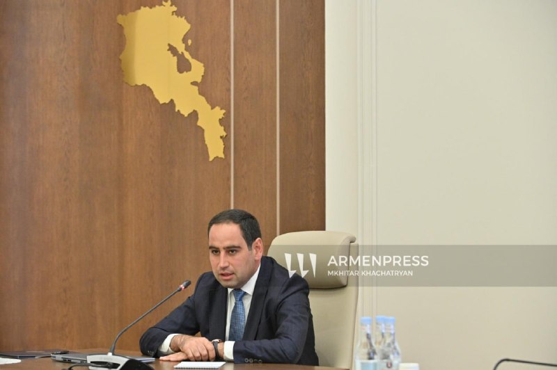 Министр Давид Худатян выступает в Национальном Собрании Армении