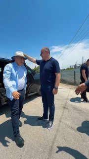 Никол Пашинян на стройплощадке детского сада в общине Веди