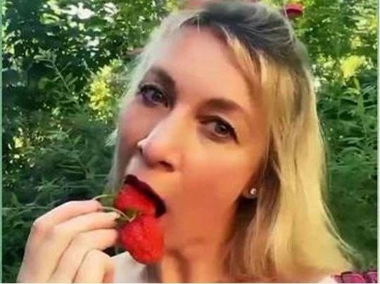 Представитель МИД РФ Мария Захарова на брифинге