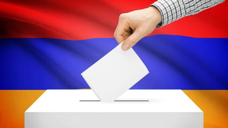 Избирательный участок в Спитаке, Лори, на выборах
