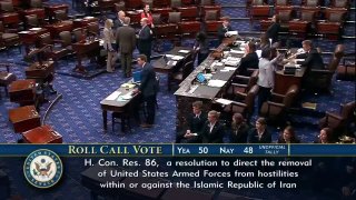 Здание Капитолия США в Вашингтоне, заседание Сената США