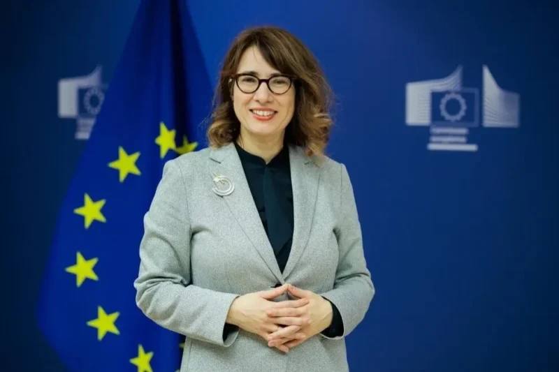 Флаги Армении и Европейского союза, символизирующие поддержку ЕС на выборах в Спитаке