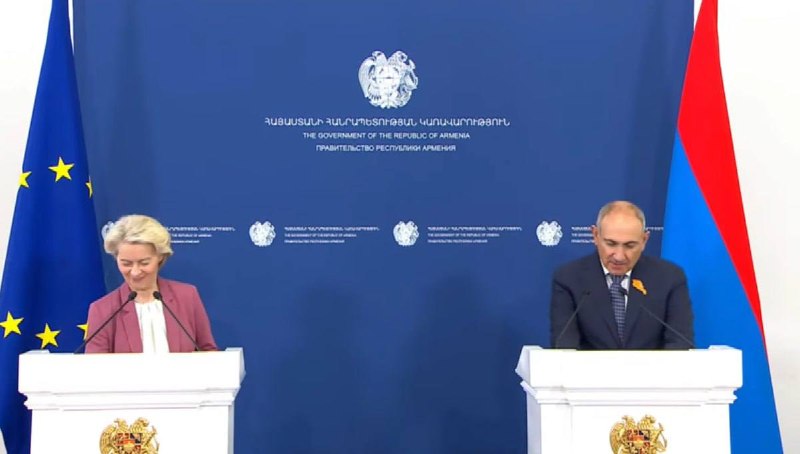 Встреча Никола Пашиняна и Урсулы фон дер Ляйен в Спитаке (Лори)