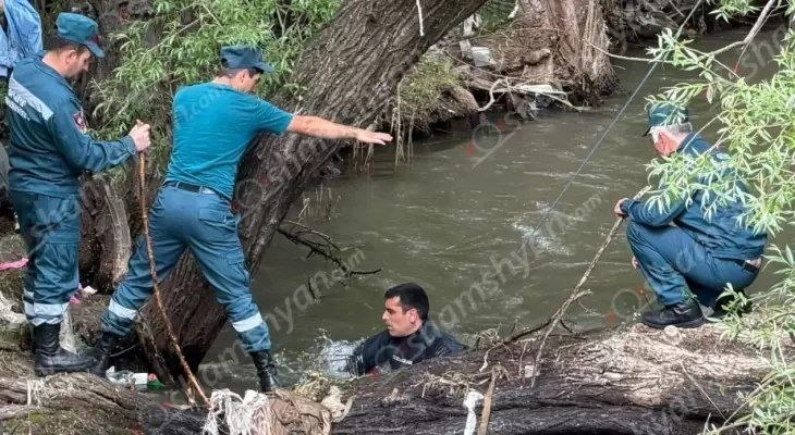 Поиски пропавших сестер в реке Памбак, Ванадзор, Лори