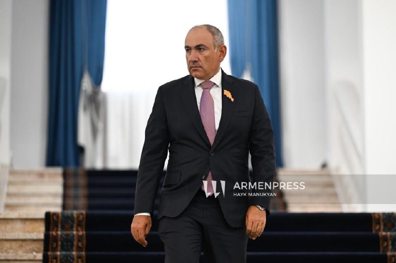 Никол Пашинян на брифинге для журналистов