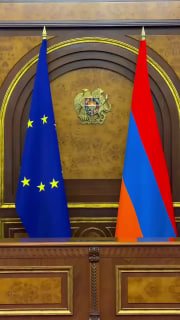 Никол Пашинян и Урсула фон дер Ляйен на переговорах в Ереване