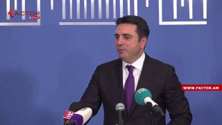 Ален Симонян и Никол Пашинян на мероприятии в Лори