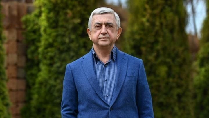 Серж Саргсян, третий президент Армении, в зале суда