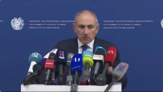Никол Пашинян объявляет о национализации «Араратцемента», Спитак