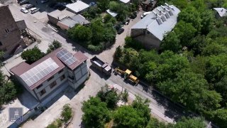 Ремонт дороги в Спитаке Лорийской области