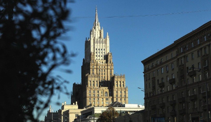 Замглавы МИД РФ Михаил Галузин на встрече с послами Германии, Франции и Великобритании в Москве