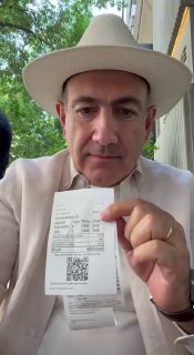 Никол Пашинян, премьер-министр Армении, напоминает о кассовых чеках